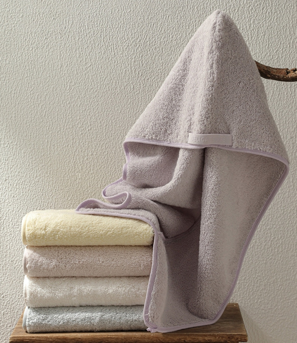 10A Antibacterial Long-Staple Cotton Hair Towel Turban | Quick-Dry A-Grade Wrap