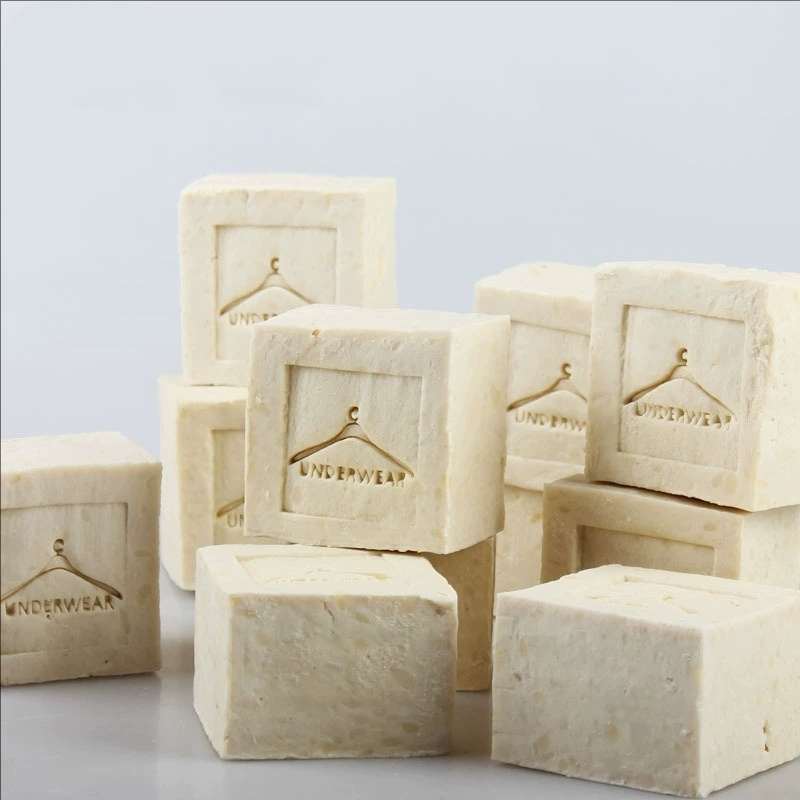 Cold Process Eucalyptus Underwear Laundry Soap Bar | Natural Gentle Handmade Soap for Lingerie, Baby Clothes & Household Cleaning