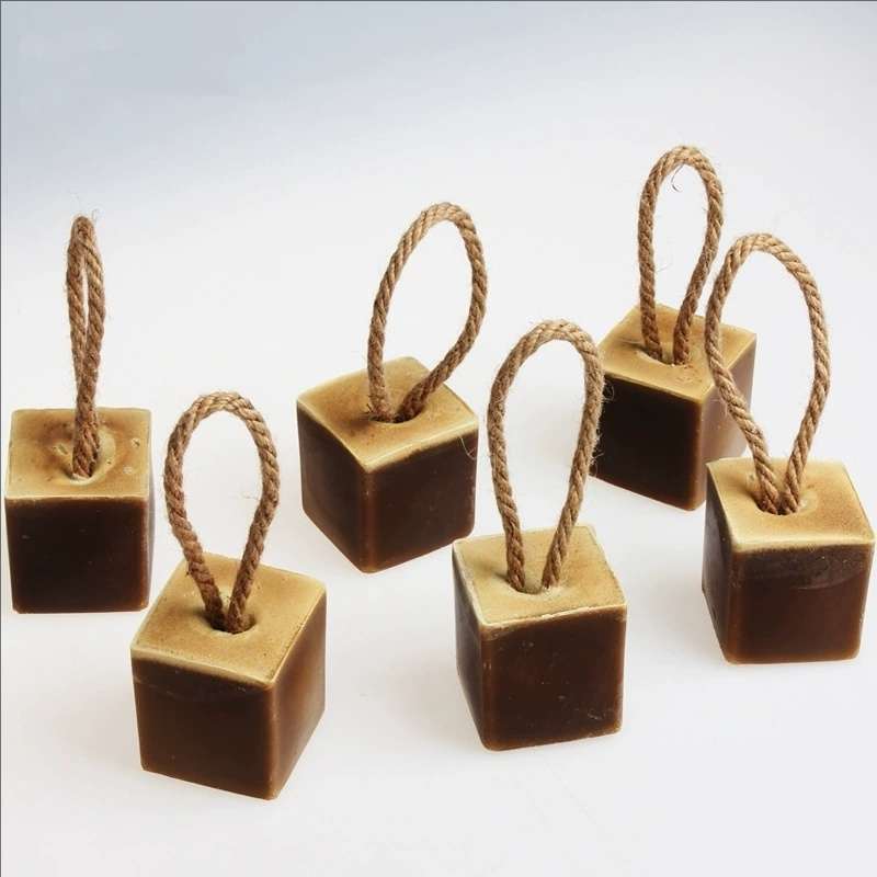 Hanging Twine Square Cold Process Soap | Sea Buckthorn & Rose Hydrosol Natural Facial Body Wash Bar