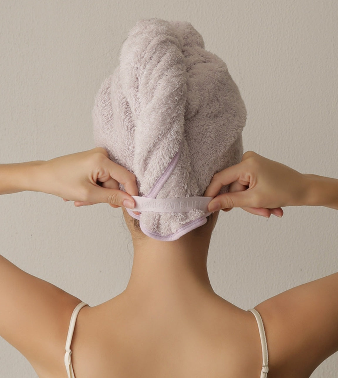 10A Antibacterial Long-Staple Cotton Hair Towel Turban | Quick-Dry A-Grade Wrap