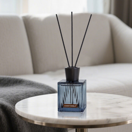 Luxe Ribbed Glass Reed Diffuser | Customizable Wholesale Home Fragrance