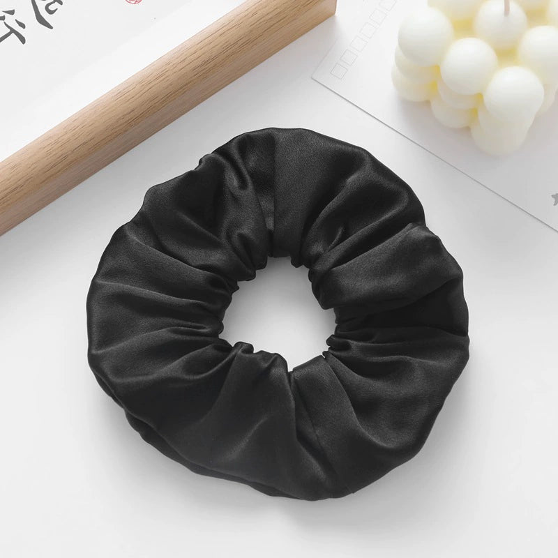 6A Grade Mulberry Silk Hair Scrunchie | 30 Momme Satin Hair Tie