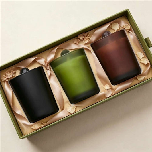 Custom Trio Soy Candle Gift Set | Corporate Gifting | Ritual Wick