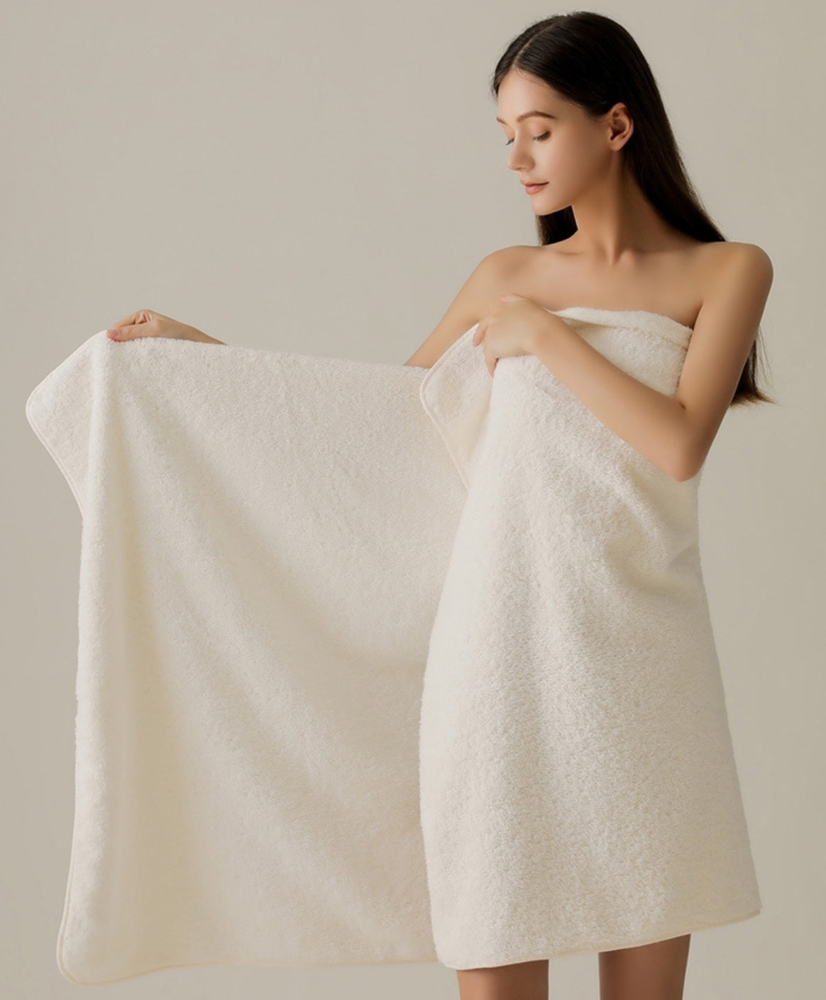 Luxury 10A Antibacterial Turkish Cotton Bath Sheet | Premium Oversized Towel