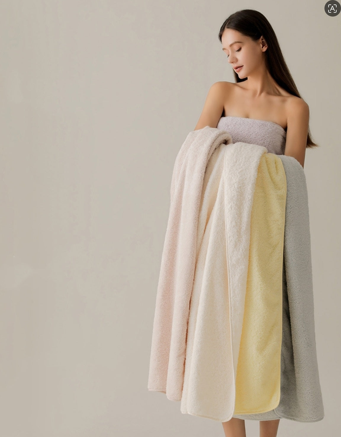 Luxury 10A Antibacterial Turkish Cotton Bath Sheet | Premium Oversized Towel