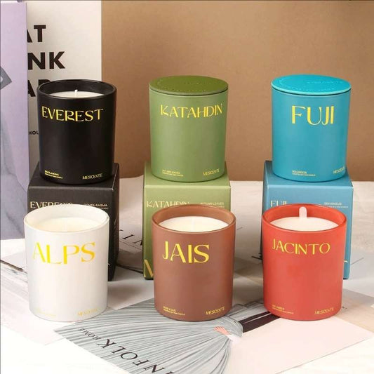 Matte Colored Ceramic Soy Wax Candle for Wedding & Gift Sets | Ritual Wick
