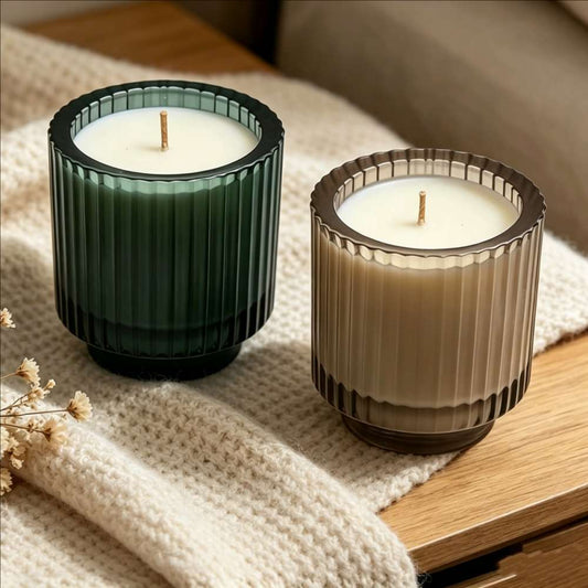 Matte Ribbed Soy Wax Candle for Custom Gift Sets | Ritual Wick