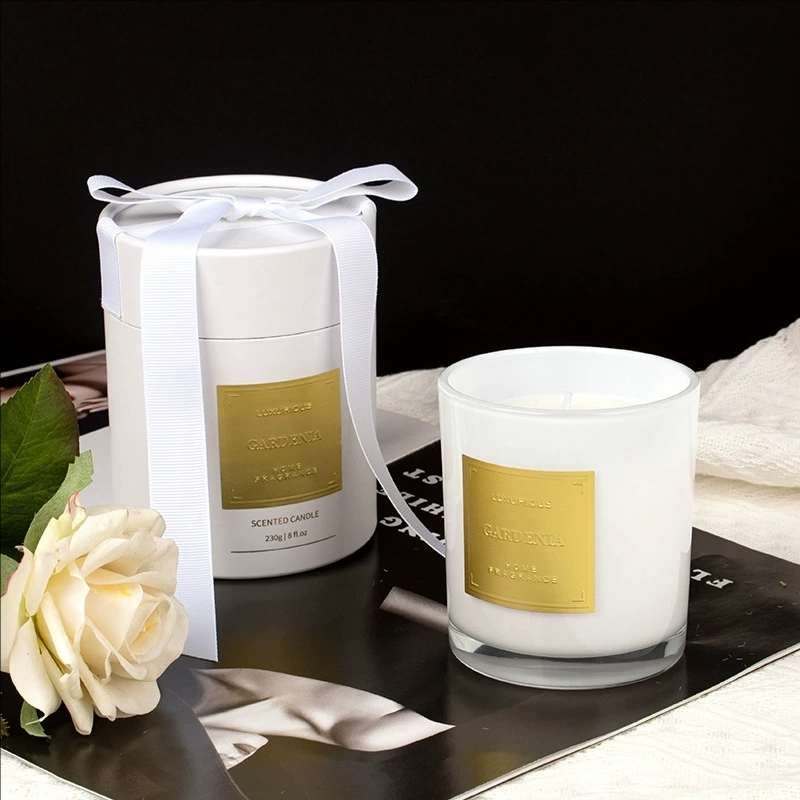 Gold Label Gardenia Luxury Soy Wax Candle 230g | Ritual Wick