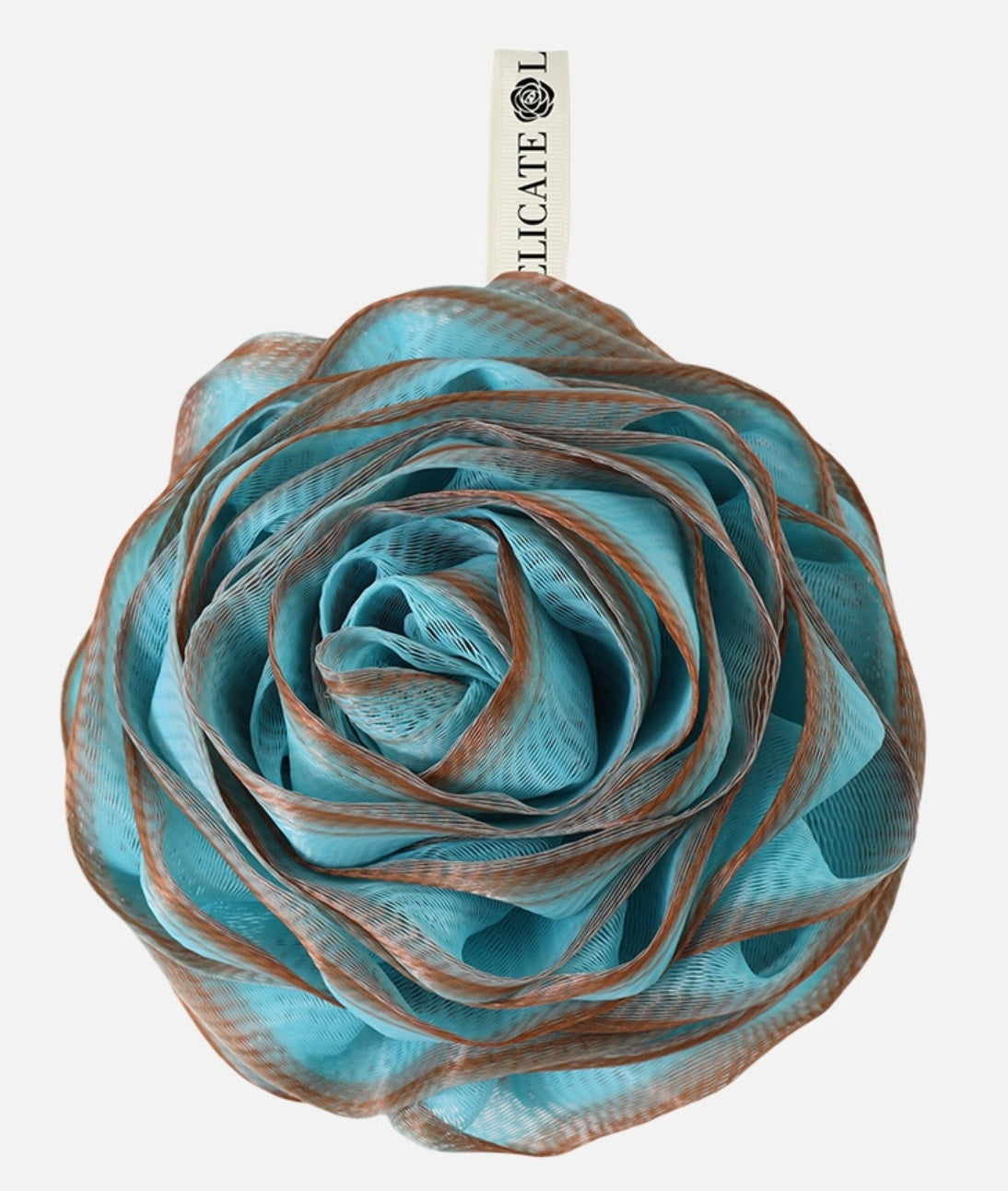 Rose-Shaped Bath Sponge | Premium Dual-Color Loofah, 75g Large Size