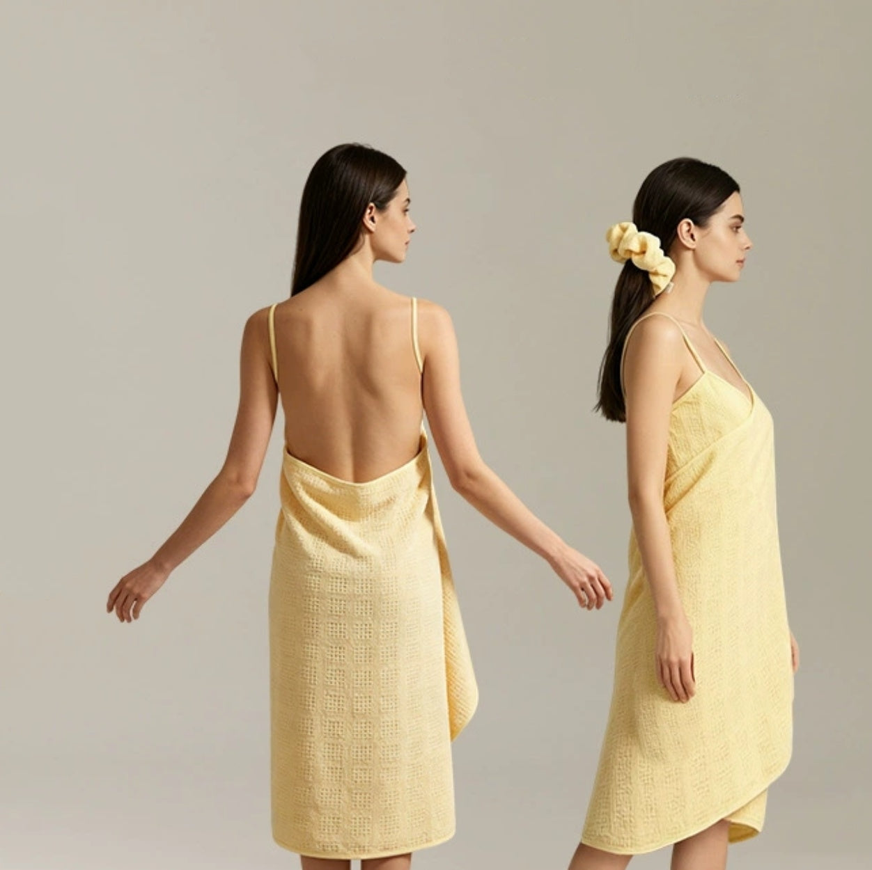 Wearable Bath Wrap Towel | 10A Antibacterial Quick-Dry Loungewear for Spa & Home