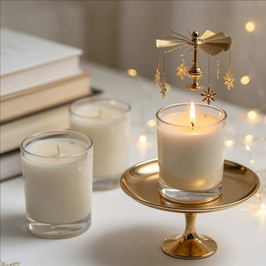 Clear Glass Jar Soy Wax Scented Candle for Gift Sets | Ritual Wick